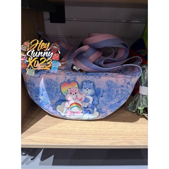 Care Bears Cheer Bear & Grumpy Bear Convertible Crossbody Belt Bag - Picture 1 of 5